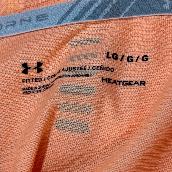 Under Armour Large Threadborne Fitted Top Activewear HeatGear Hooded Womens - Picture 11 of 11